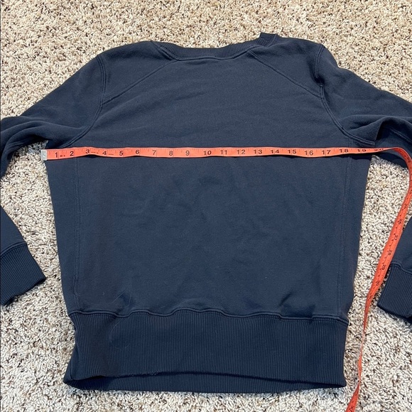 Abercrombie & Fitch Navy Sweatshirt with White Logo - Picture 10 of 10